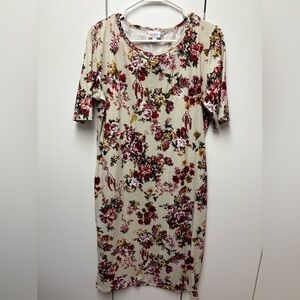 LuLaRoe Julia Floral Print Women's Dress, size XL